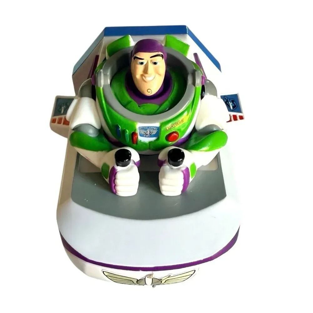 Toy Story Disney Parks Buzz Lightyear Figure Driving Space Vehicle Pull Back Car
